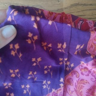 Gonna asimmetrica rosa viola