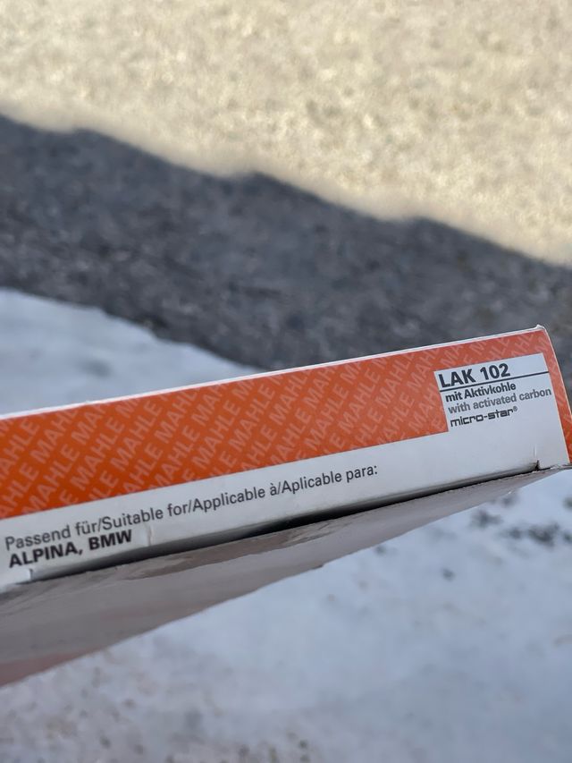 Filtro abitacolo BMW E46 M3 - MAHLE