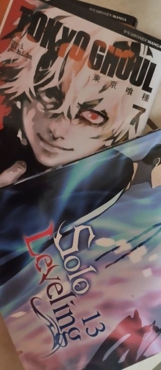 Manga completo Tokyo ghoul+manwha solo leveling 13