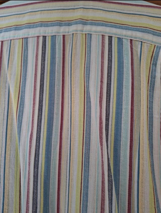 Camisa rayas multicolor verano