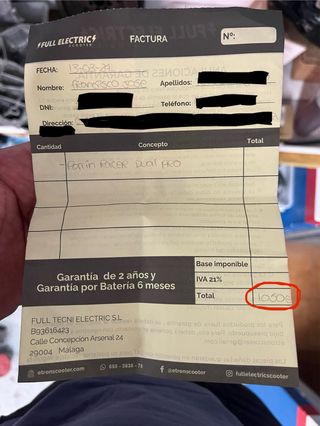 Patinete eléctrico racer dual pro