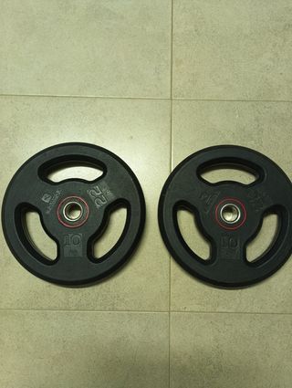 Discos peso 10kg - fitness