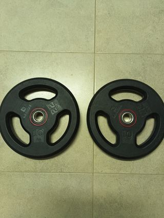 Discos peso 10kg - fitness