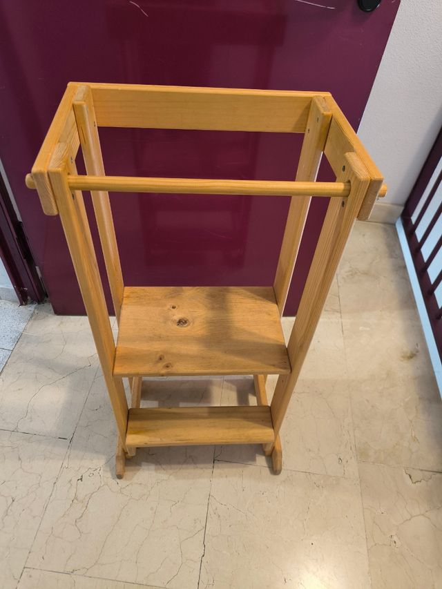 Torre aprendizaje madera niños Kutuva