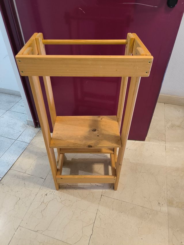 Torre aprendizaje madera niños Kutuva