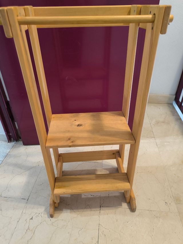 Torre aprendizaje madera niños Kutuva