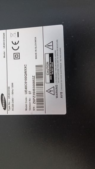 TV Samsung 40
