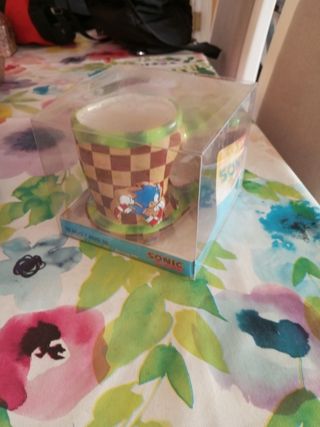 Taza Sonic the hedgehog 3D Sega