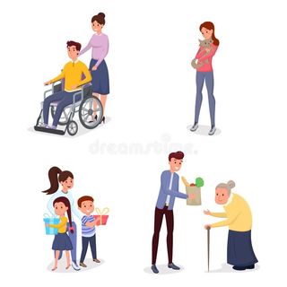 Cuidado de personas mayores y niñ@s (+4 años)