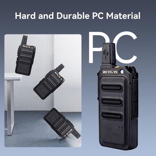 2 x Retevis RT619 Walkie Talkie Mini PMR446