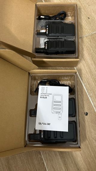 2 x Retevis RT619 Walkie Talkie Mini PMR446