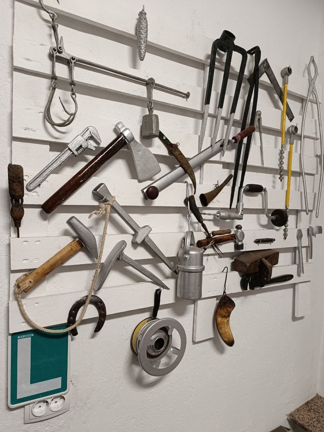 Antiguas herramientas de taller