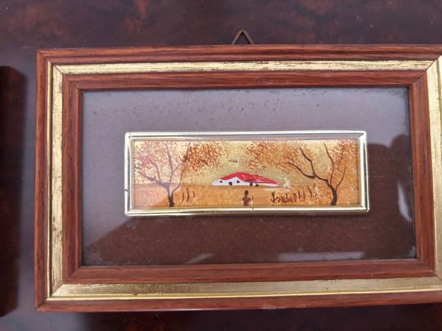 Quadri paesaggi vintage - 4 pezzi