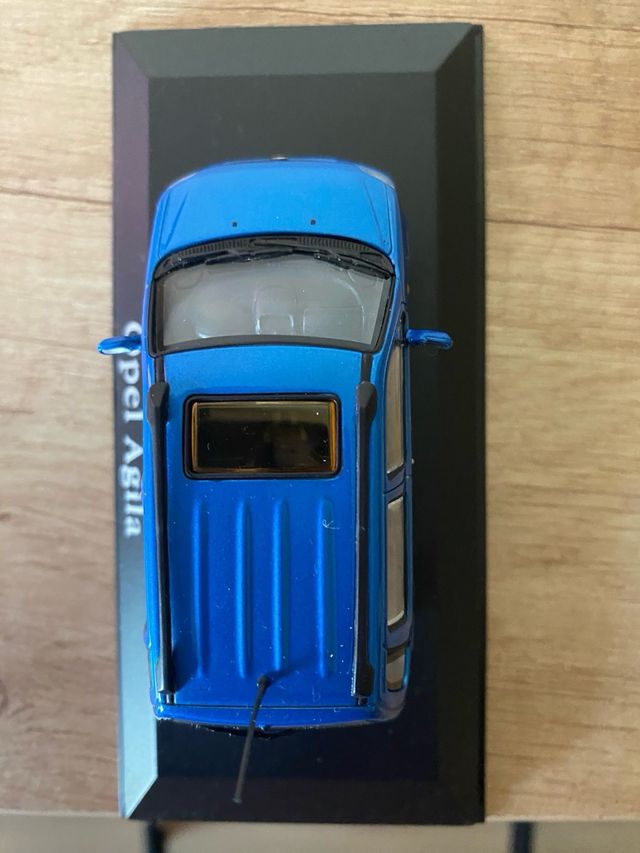 Miniatura Opel Agila Azul 1:43
