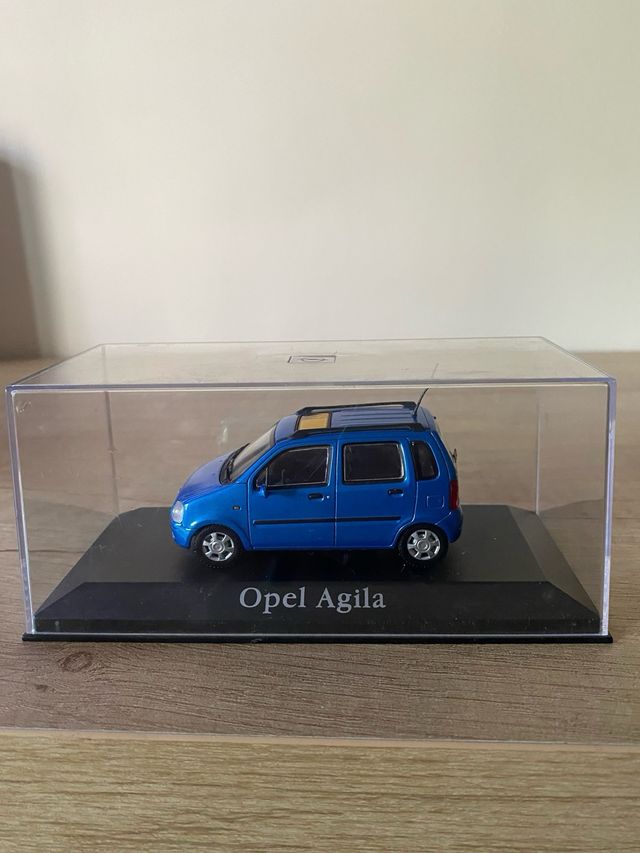 Miniatura Opel Agila Azul 1:43