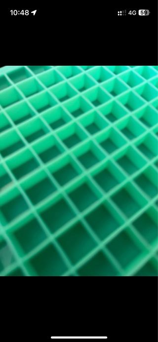 2 Stampi Ghiaccio Silicone - Nero e Verde
