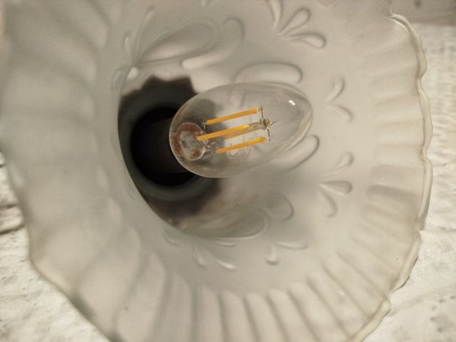 Lámpara 3 brazos vintage