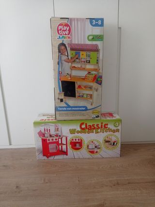 Playtive Junior: Tienda + Cocina Madera