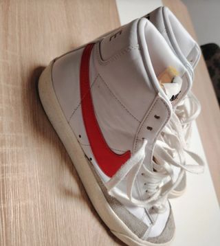Nike Blazer '77 - Zapatillas rojas y blancas
