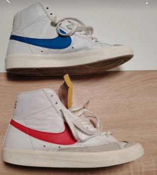Nike Blazer '77 - Zapatillas rojas y blancas