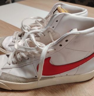 Nike Blazer '77 - Zapatillas rojas y blancas