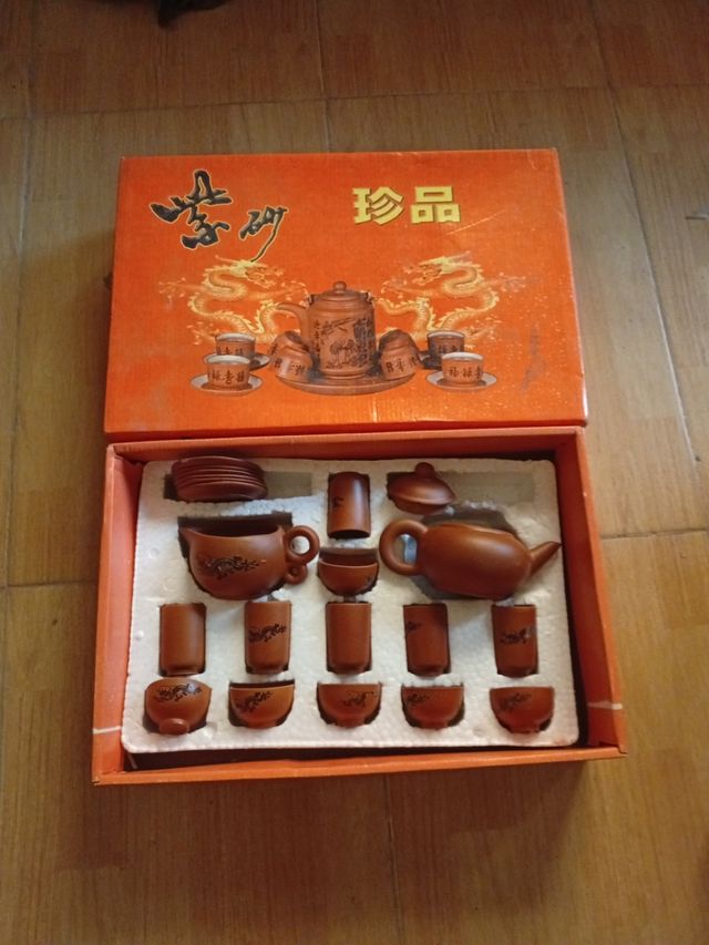Juego té chino antiguo