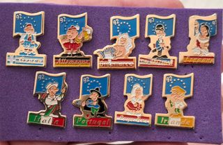 Lote 9 Pins Europa 1992