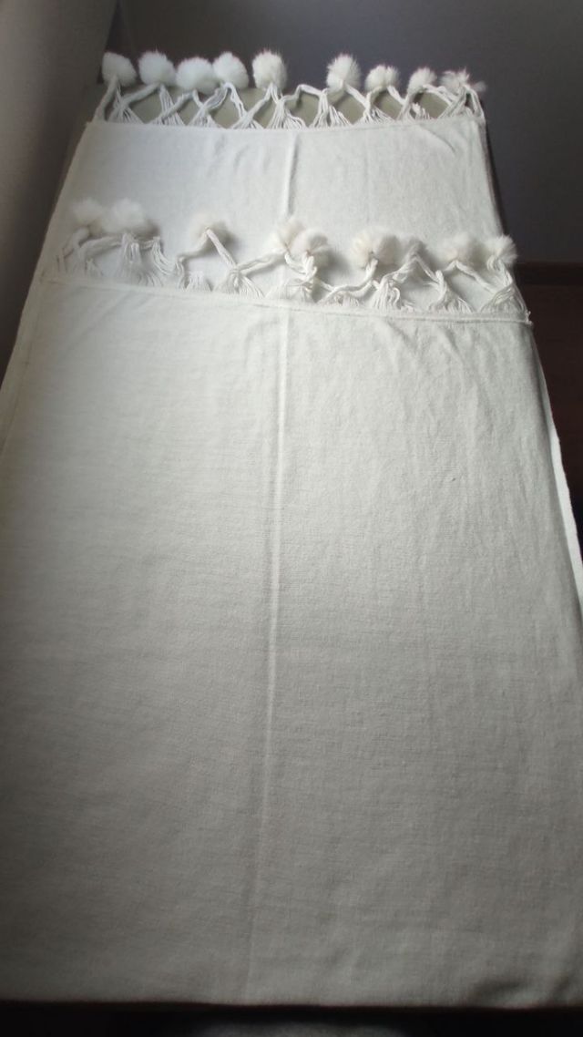 Bufanda Puro Cachemir 100% blanca