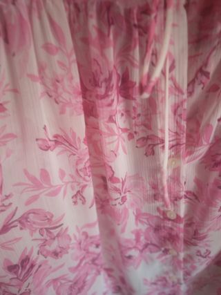 Camicia Zara rosa fiori estiva