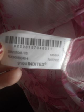 Camicia Zara rosa fiori estiva