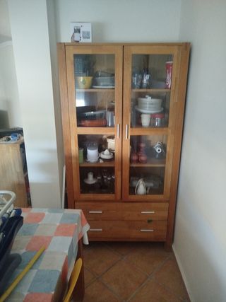 Vitrina madera maciza