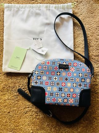 Bolso Tous bandolera azul
