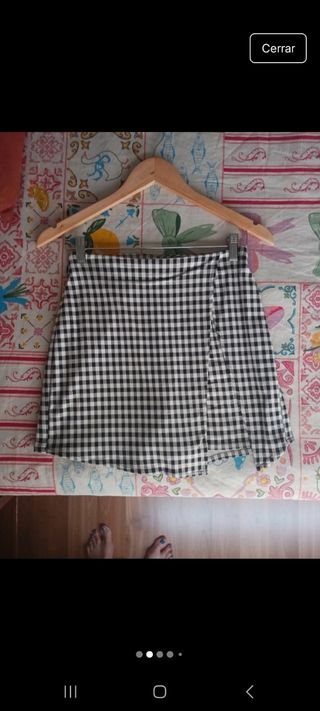 Conjunto camisa y falda/pantalón vichy