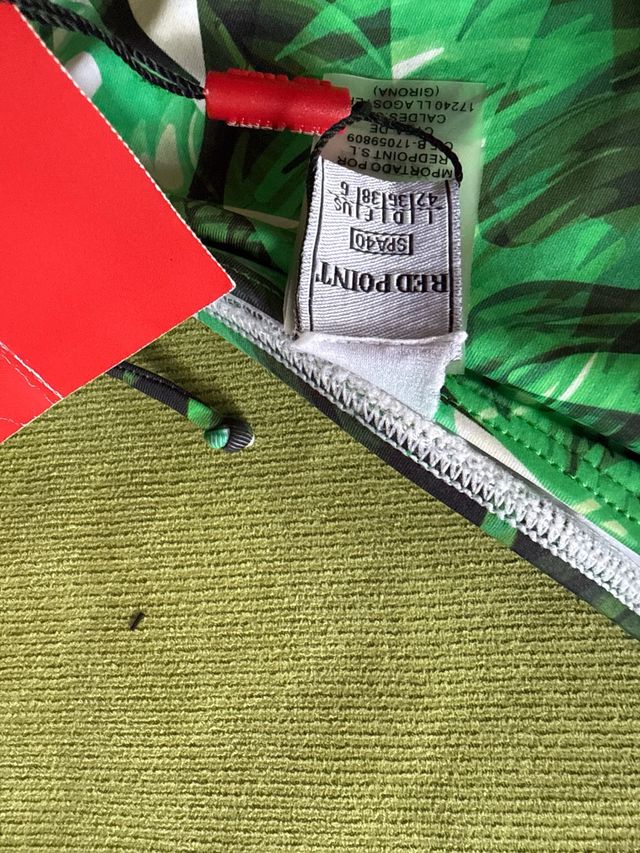 Bikini Tankini estampado hojas