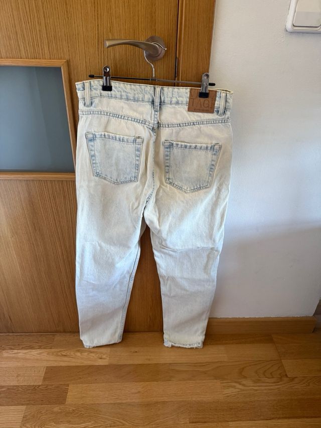 Vaqueros Stradivarius 36 - Azul Claro