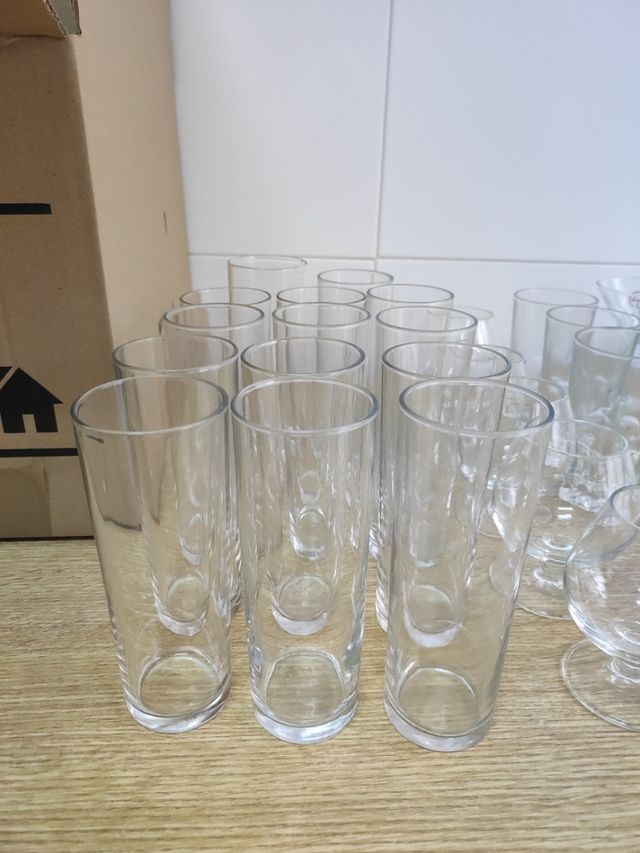 14 Vasos Cubata Cristal
