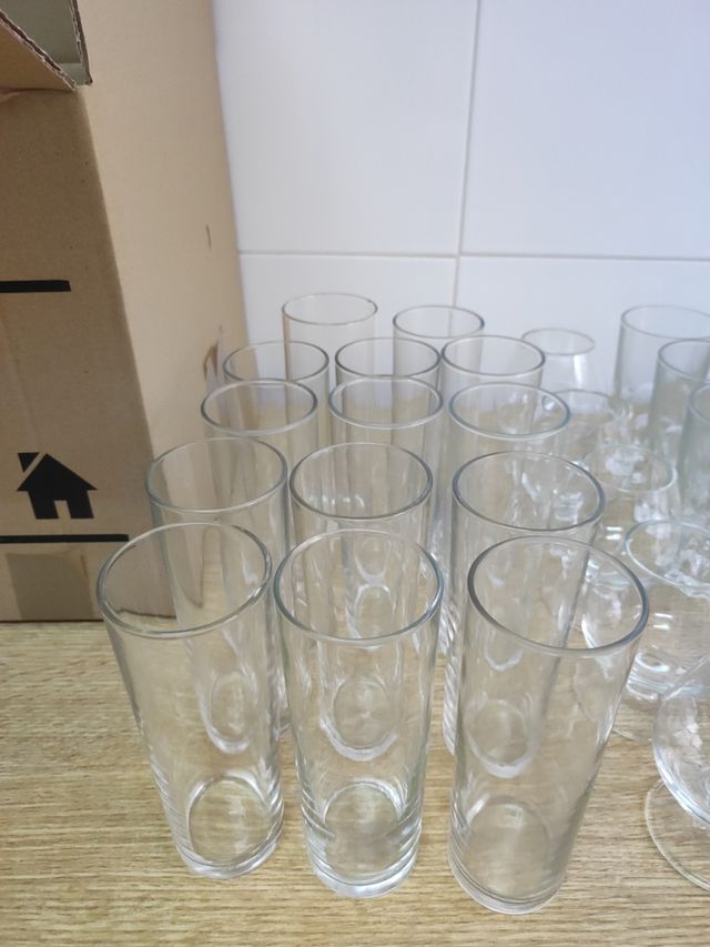 14 Vasos Cubata Cristal