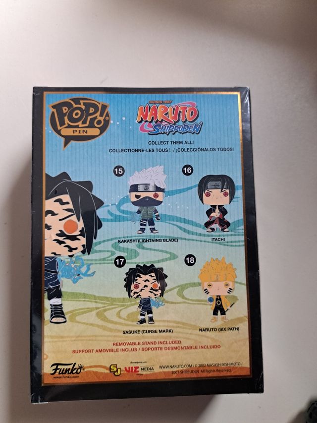 Funko Pop! Pin Sasuke (Naruto Shippuden)