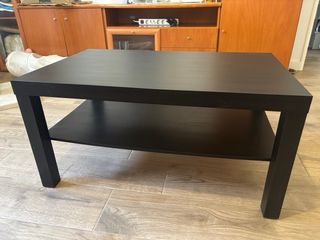 Mesita de centro lack ikea negra