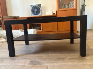 Mesita de centro lack ikea negra