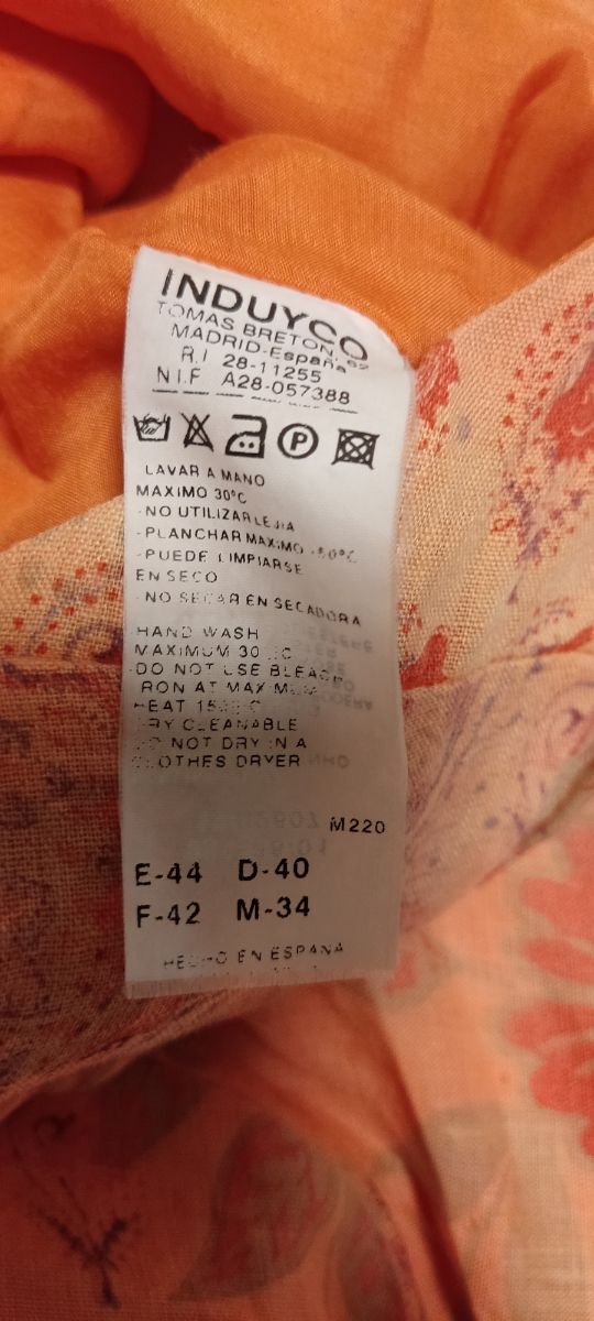 Vestido estampado verano