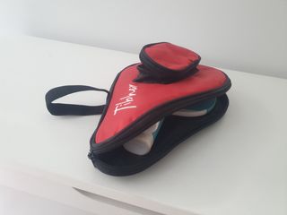 2 Palas Ping Pong Artengo + Funda + bola
