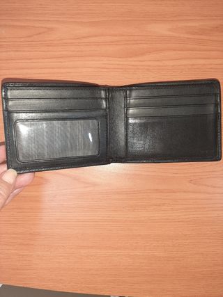 Billetera hombre negra y roja