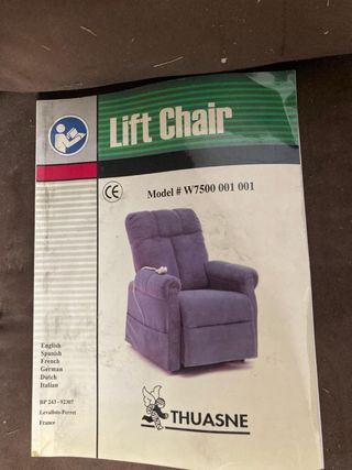 Sillón reclinable eléctrico Thuasne