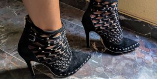 Botines negros | Tacones mujer 39