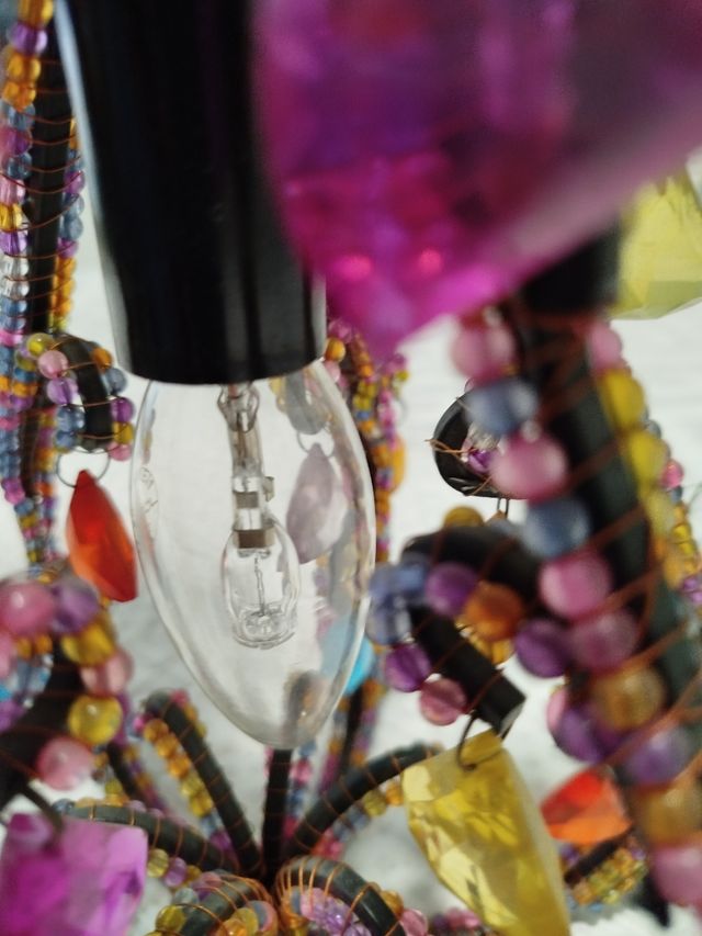 Lámpara techo multicolor