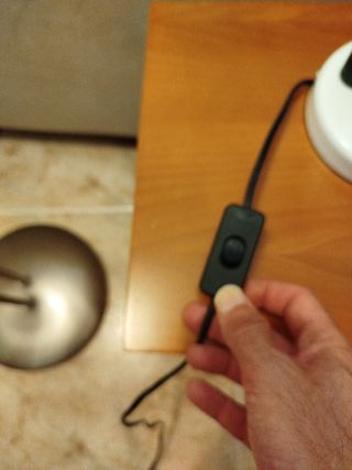 Lampara flexo escritorio blanca