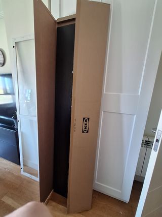 Puerta armario Pax Nexus Ikea negro-marrón