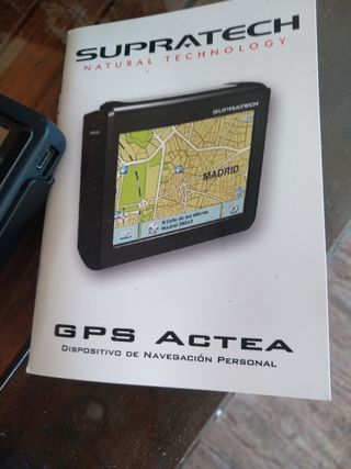 GPS Supratech Actea - Navegación