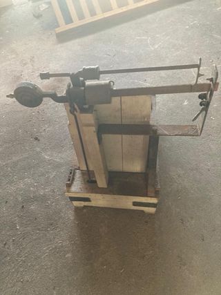 Báscula antigua industrial